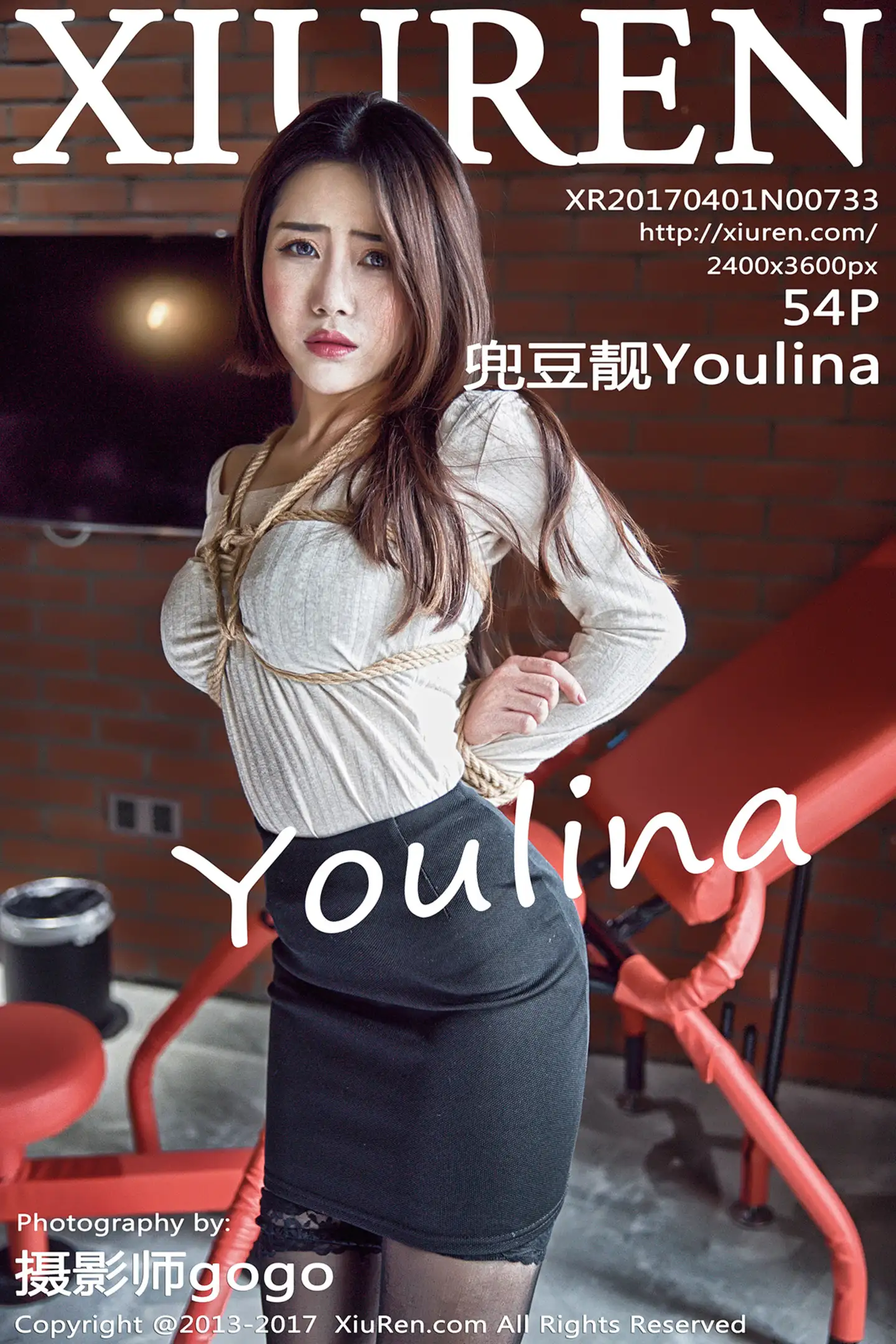 [XiuRen秀人网]No.733_嫩模兜豆靓Youlina居家吊带黑丝情趣内衣秀完美身材诱惑写真54P-秀人网 - XiuRen.Xyz